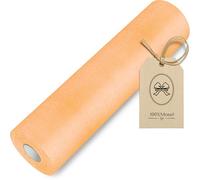 100%Mosel Non-woven Table Runner Roll, in Peach (30 cm x 25 m), decorative ribbon, elegant decoration for dinner parties, birthdays, weddings and christenings