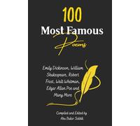 100 Most Famous Poems: Emily Dickinson, William Shakespeare, Robert Frost, Walt Whitman, Edgar Allan Poe and Many More