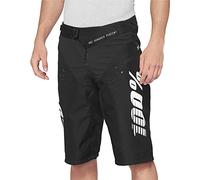 100% MTB WEAR Unisex R-Core Shorts, Black, 30