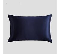 100% Mulberry Silk 19 Momme Charmeuse Silk Pillowcase With Lyocell underside for Hair and Skinfor Hair and Skin 1pc 50 x 75 cm Hypoallergenic Envelope Closure (Navy)