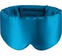 100% Mulberry Silk Eye Mask for Sleeping - Bio-Contoured Silk Sleep Mask with Silver Ion Infusion for Skin & Hair - Light Blocking, Hypoallergenic - Luxury Sleep Aids for Women & Men