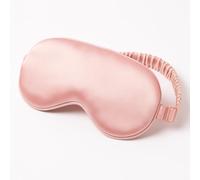 100% Mulberry Silk Pink Sleep Mask - Handmade in UK - Luxury Eye Mask by PrettyLittleStuff - Light Blocking & Soft - Adjustable Strap - Ideal for Travel & Night Sleep