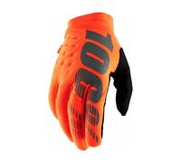 100percent Brisker Gloves Orange M Men M Fluo Orange / Black