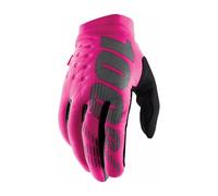 100% MX Gloves Brisker Cold Weather Womens Pink Black Motocross MTB ATV Quad
