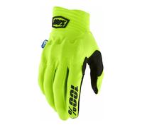 100% MX Gloves Cognito Smart Shock Flou Yellow Motocross MTB Off Road ATV Quad
