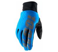 100% MX Gloves Hydromatic Brisker Waterproof Blue Motocross MTB Off Road ATV