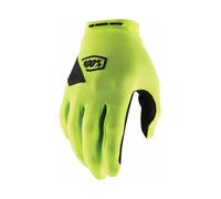 100% MX Gloves Ridecamp Flou Yellow Motocross MTB Off Road ATV Quad