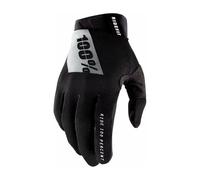 100% Ridefit Bicycle Gloves, black, size M for Men