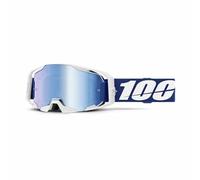 100% MX Goggles Armatic Blue Blue Mirror MTB Motocross Quad ATV