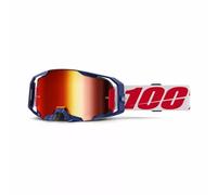 100% MX Goggles Armatic Machz Red Mirror MTB Motocross Quad ATV
