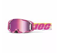 100% MX Goggles Armatic Sellars Pink Mirror MTB Motocross Quad ATV