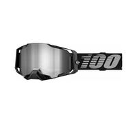 100% MX Goggles Armega Black Silver Mirror MTB Motocross Quad ATV