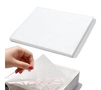 100 Nail Dust Collector Filter Paper, CHRISTINE SHELLY 19 * 24cm/7.48 * 9.45in PP Material Dust Collector Nail Tech Filter Cotton Pad Replacement