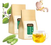100% Natural Bitter Melon and Mulberry Leaf Tea, Organic Wellness Bitter Melon and Mulberry Tea Bag, Colon Cleanser Detox Herbal Tea (2 Bag)