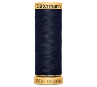 100% Natural Cotton Thread by Gutermann for Sewing and Quilting - 100m Spools - Colour Number 5412-1 x 100m Spool