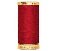 100% Natural Cotton Thread by Gutermann for Sewing and Quilting - 250m Spools - Colour Number 2074-1 x 250m Spool