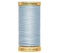 100% Natural Cotton Thread by Gutermann for Sewing and Quilting - 250m Spools - Colour Number 6217-1 x 250m Spool
