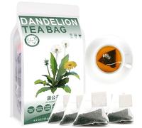 100% Natural Dandelion Tea Bag, 125g/4.4oz (2.5g*50bags) 蒲公英茶 Dandelion Fresh, All-Natural, Non-GMO, No Sugar, No Caffeine, No Gluten, Vegan.