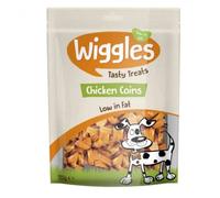 100% Natural Dog Treats High Protein Low Fat Resealable Pack (Chicken, 1X 120g Chicken Coins)