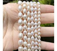 100% Natural Freshwater Pearl A/AA/AAA Rice Shape Beads for Jewelry Making Bracelets Necklace DIY