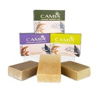 100% Natural & Handcrafted Organic Soaps for Bath | Bath Soap of Lavender, Rosemary & Lemongrass | Ideal for All Skin Types | Free from Chemicals & Artificial Fragrance | 125 Gm x Pack of 3