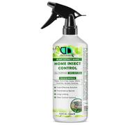 100% Natural Home Insect Control Repellent Spray for Fleas, Gnats, Moth, Spider Roaches, Fruit Flies, Preventative Barrier, Indoor and Outdoor Use (500ml Spray)