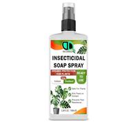 100% Natural Insecticidal Soap Spray - Insecticidal Soap for Plants, Organic & Biodegradable Formula, Kills Aphids, Mites & Thrips, Eco-Friendly & Non-Toxic (100ml Spray)