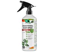 100% Natural Insecticidal Soap Spray - Insecticidal Soap for Plants, Organic & Biodegradable Formula, Kills Aphids, Mites & Thrips, Eco-Friendly & Non-Toxic (500ml Spray)