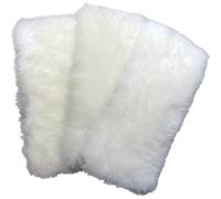 100% Natural Lambskin Faux Finish Applicator. Unique Interchangable Lambswool Pads. Great for Faux Finishing, Staining, Polyurethane and Paint (3 Refill Pads ONLY)