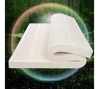 100% Natural Latex Double Mattress 7 Zonal Support Removable & Washable Cover Comfortable for Adults & Guests Perfect 54x75x2 Inch Size for Optimal Sleep Experience