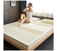 100% Natural Latex Mattress,3 Inch Topper CollectioThe,Compression And No Deformation,Honeycomb Pore Ventilation,Soft And Comfortable,3in,150x200cm(59x79in)