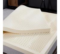 100% Natural Latex Mattress - King Queen Twin Full Sizes | Hypoallerge Eco-Friendly Soft Cover | 1-4 Inch Thickness for Ultimate Comfort in Hotels & Homes