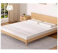 100% Natural Latex Mattress - Medium Firm Comfort Foam, Eco-Friendly Sleep Solution for Home, Twin/Full Size 59x75x2in, Ideal for Single & Double Beds