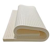 100% Natural Latex Mattress Topper 10cm Thick Breathable Honeycomb Designtable 110 x 220 cm for Ultimate Sp t