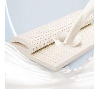 100% Natural Latex Mattress Topper - Firm 1 Inch for Back Pain Relief - Soft, Comfortable & Hypoallergenic - Durable, Queen Size, 90x200cm - Sleep Better Tonight!