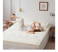 100% Natural Latex Mattress TopperMedium Firm Queen Size 10cmIdeal for Sofa Beds Caravans Hard MattressesComfort Upgrade 180x200cm (71x79in)