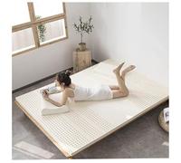 100% Natural Latex Mattress with Topper Simple Design Relaxing Bedroom Essential 2.5cm Thick 80x220cm (31.5x87in) EcoFriendly Comfort for Better Sleep