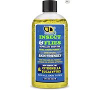 100% Natural Mosquito, Insect & Flies Repplent Body Oil with Citronella & Eucalyptus Essential Oils, for All Body Types (30ML Cap)