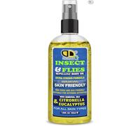 100% Natural Mosquito, Insect & Flies Repplent Body Oil with Citronella & Eucalyptus Essential Oils, for All Body Types (50ML Spray)