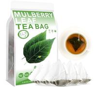 100% Natural Mulberry Leaf Tea Bag, 150g/5.29oz (3g*50bags) 桑叶茶 Mulberry Leaves Tea - Loose Leaf Herbs - Non-GMO - Dried Mulberry Loose Leaves Sang Ye Herbal Tea Sugar Free