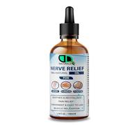 100% Natural Nerve Relief Oil for Feet, Hands & Legs - Pain Relief, Boosts Circulation, Muscle Relaxation & Reduced Anxiety and Stress, Soothing and Calming Effects (100ml Glass Dropper)