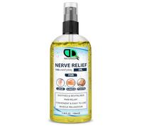 100% Natural Nerve Relief Oil for Feet, Hands & Legs - Pain Relief, Boosts Circulation, Muscle Relaxation & Reduced Anxiety and Stress, Soothing and Calming Effects (100ml Spray)
