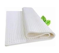100% Natural Organic Latex Mattress Topper (1" King Medium Organic Cotton Cover) Durable, Firm and Bouncy Pressure Relieving Thickness,2.5CM,100x200cm(39x79in)