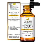 100% Natural & Organic Vitamin E Oil For Your Face & Skin - 15,000/30,000 IU - Reduces Wrinkles & Fade Dark Spots. Essential Drops Are Lighter Than Ointment. Raw Vit E Extract Sunflower