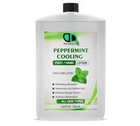 100% Natural Peppermint Cooling Hand & Foot Lotion - Soothes Inflammation and Reduces Swelling, Cooling and Refreshing Sensation,Moisturizes and Softens Skin (250ml Postal)