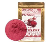 100% Natural Pure Beetroot Powder 100g/3.52oz 甜菜根粉 Beetroot Dried Powder for Smoothies, Shakes, Baking & Drinks,| Free from Preservatives, No Added Sugar