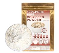 100% Natural Pure Coix Seed Powder 100g/3.52oz 薏仁粉 Job's Tears Flour, Coix Powder Cooking Baking Recipes & Drinks,| Free from Preservatives