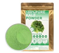 100% Natural Pure Kale Powder 100g/3.52oz 羽衣甘蓝粉 Natural Food Coloring, Great for Baking, Juices, Smoothies, Shakes, and Drinks | Kale Tea and Green Drink Mix |
