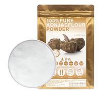 100% Natural Pure Konjak Powder 100g/3.52oz 魔芋粉 Konjac Gum Powder for Cornstarch Substitute, Thickener| Free from Preservatives, No Added Sugar