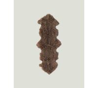 100% Natural Sheepskin Mongolian Double Rug - 180cm x 55cm - Mocha